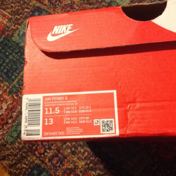 Nike Men's Air Penny 2 Multicolor Sneakers - 11.5 - New in Box - Picture 12 of 13